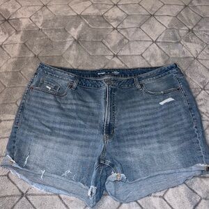 Old Navy Women's Distressed Blue Jean Shorts